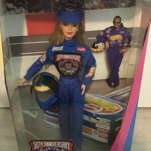 Vintage 50th NASCAR Anniversary Barbie-NIB