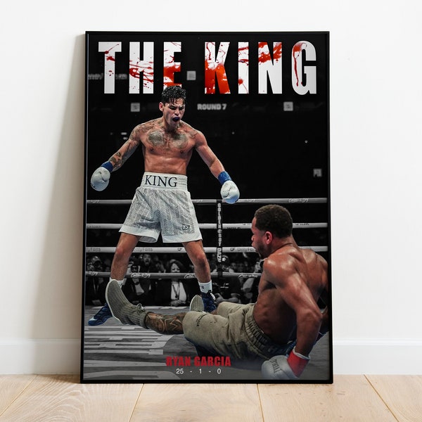 Ryan Garcia Boxing Poster Wall Art