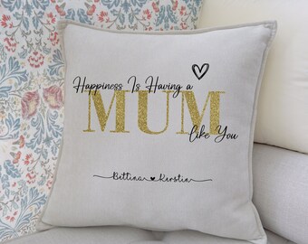 Personalized Pillowcase for Mum, Mother’s Day Gift, Custom Words Pillow