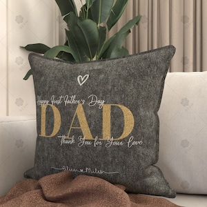Almohada personalizada para el primer regalo del Día del Padre, regalo de esposa a esposo, regalo para papá primerizo