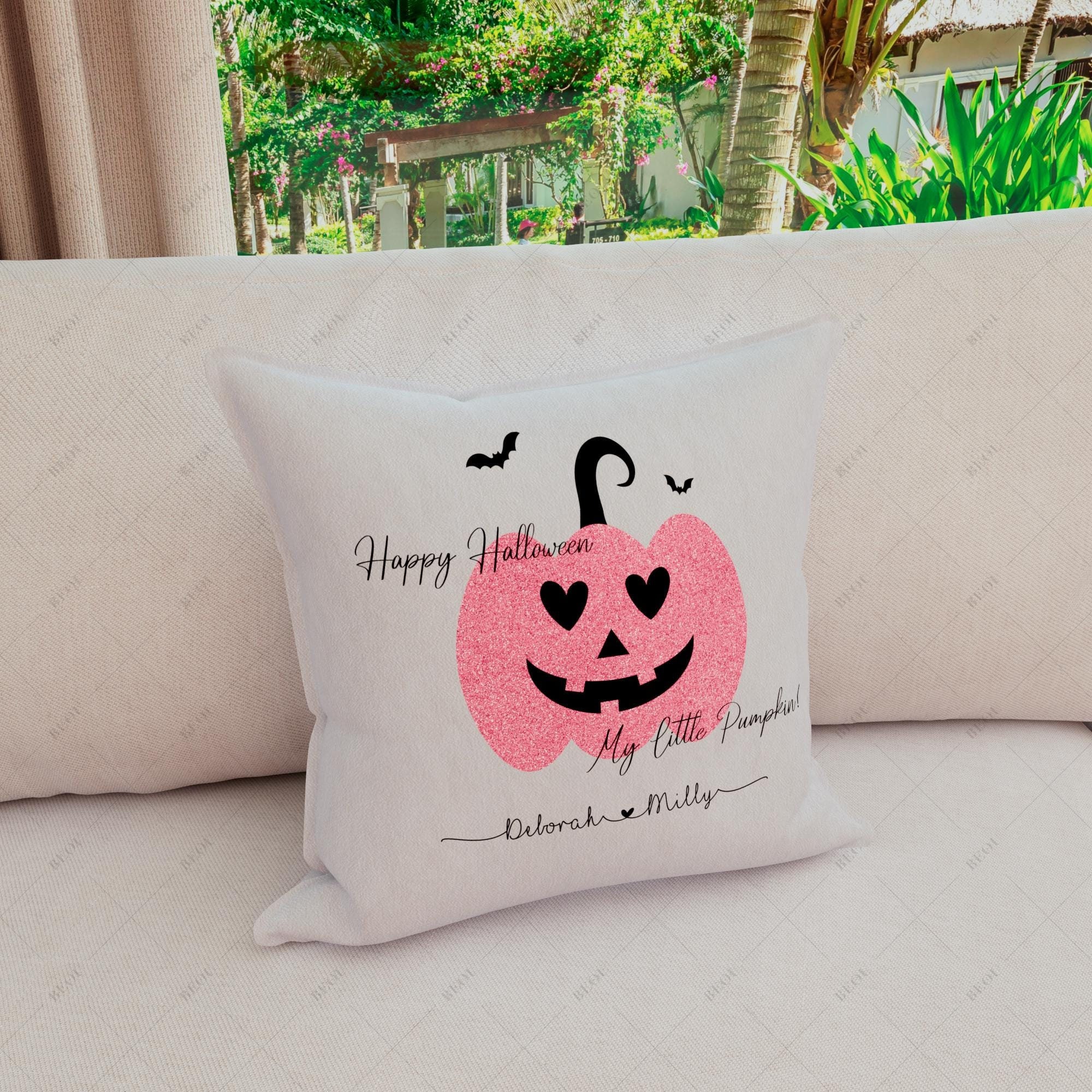 Pink Halloween Pillows - Main Image