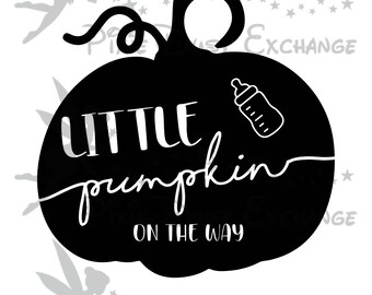 Little Pumpkin on the Way Svg - Etsy