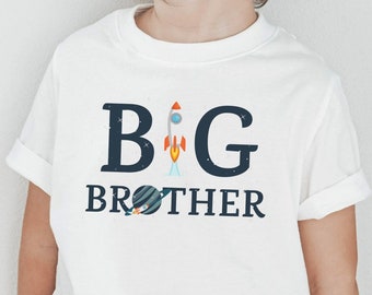 Big Brother Shirt, First Trip Around the Sun Themed Birthday, Big Brother Announcement, Birthday Space Shirt, Space Shirt, Birthday Outfit