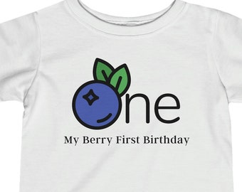 My Berry 1st Birthday Shirt, First Birthday Shirt, Birthday Berry Shirt, Blueberry Shirt, Birthday Outfit, Berry First Birthday