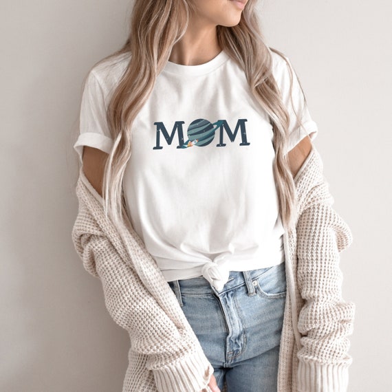 New Mom Shirt for Baby's First Birthday Birthday Space Etsy