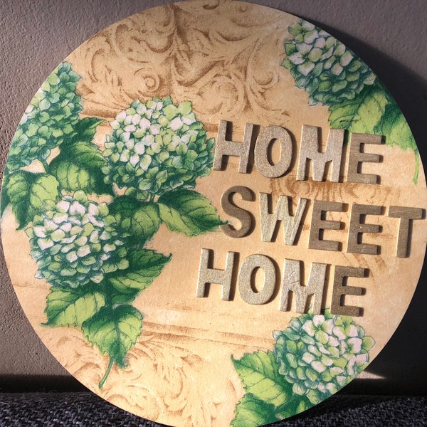 home sweet home gold wooden sign , hand made , cottage core country style home decor sign