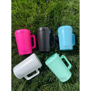 34 oz Mega Mug, mega mug, mega, mug, trucker mug, neon, summer, tumbler, cup, Stanley