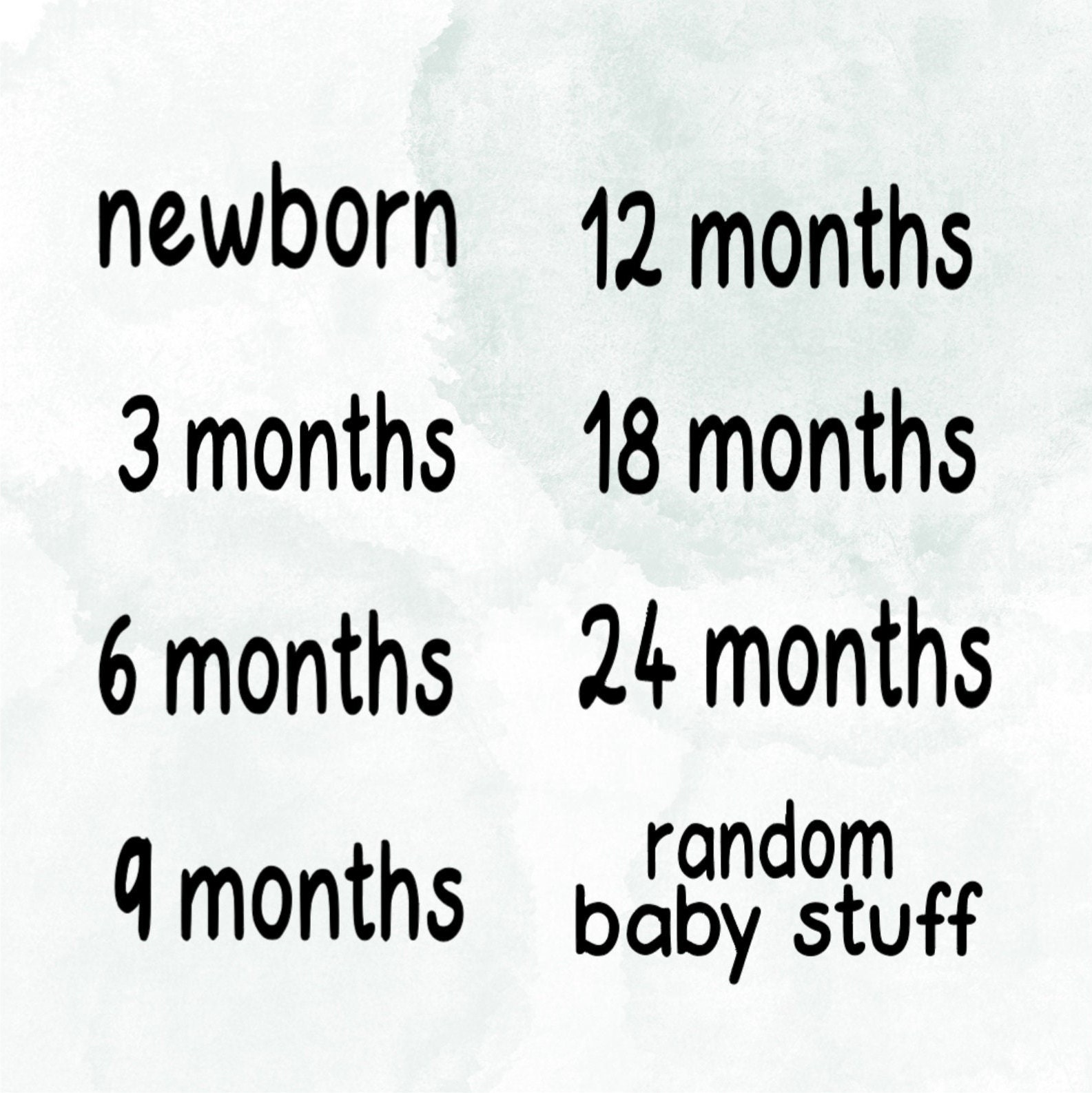 Baby Clothes Storage Labels - Etsy