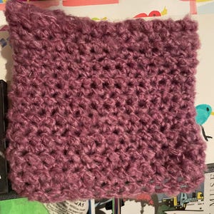 Lilac Crocheted Cowl Neckwarmer