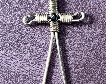 Wire Wrapped Sword Pendant