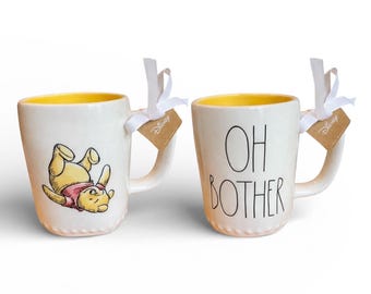 Rae Dunn Disney Winnie the Pooh “Oh Bother” Coffee Mug