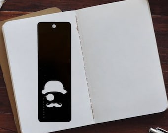 Monocle Bowler Hat Bookmark
