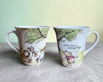 Rae Dunn Disney Winnie Pooh & Friends Mug | Pooh is Pooh everyday | Storybook Bear Mug