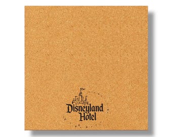 Classic castlePark Hotel Pin Board, Vintage Resort Silhouette Display, Magical Travel Inspired Cork Board for Pin Traders and Fans, No Frame