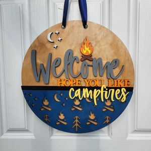 Welcome, Campfires, Fall, Camping