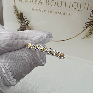 Daisy ring | floral ring | flower ring | perfect gift | adjustable ring | handmade |