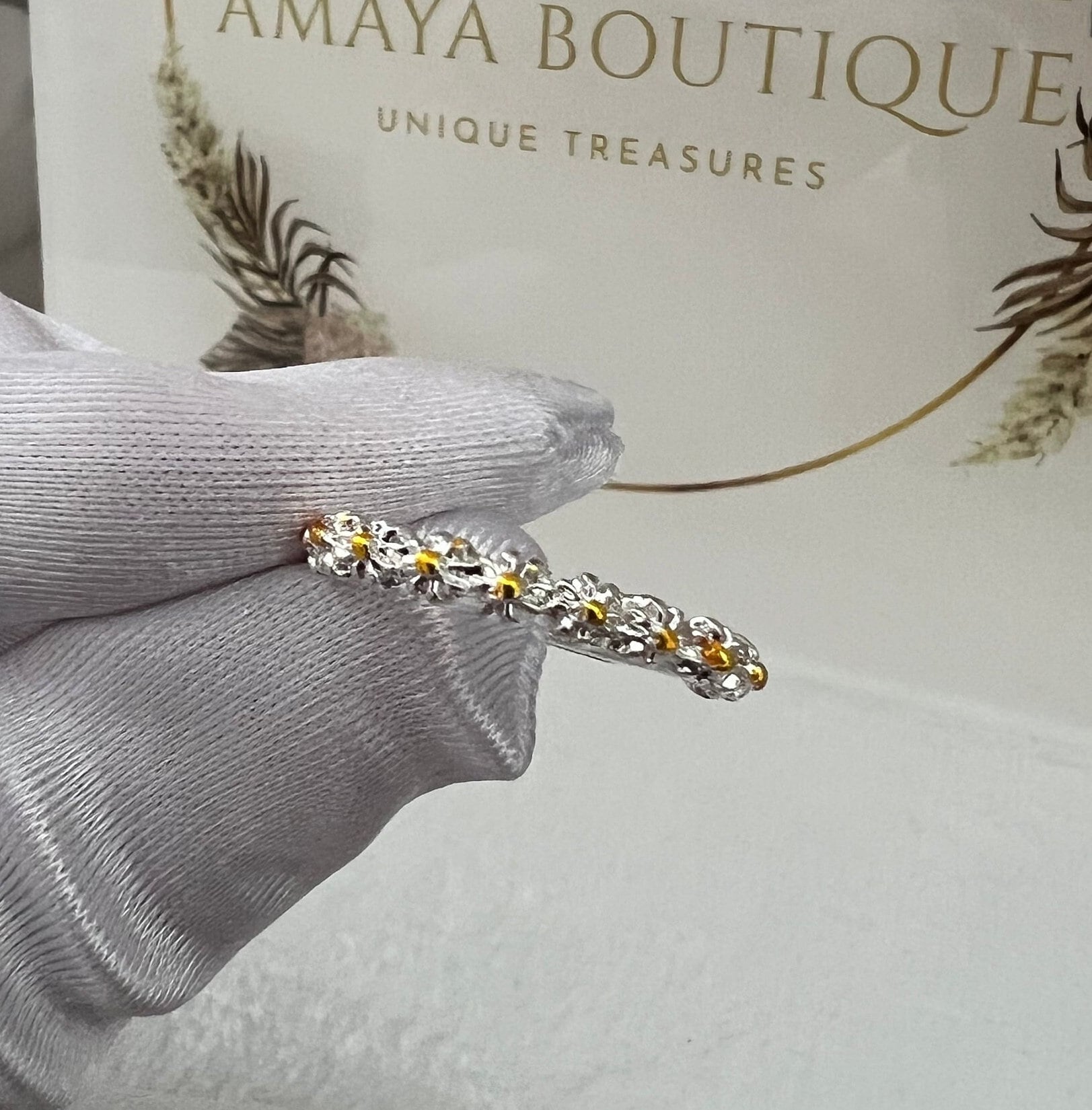 Cute simple shop ring