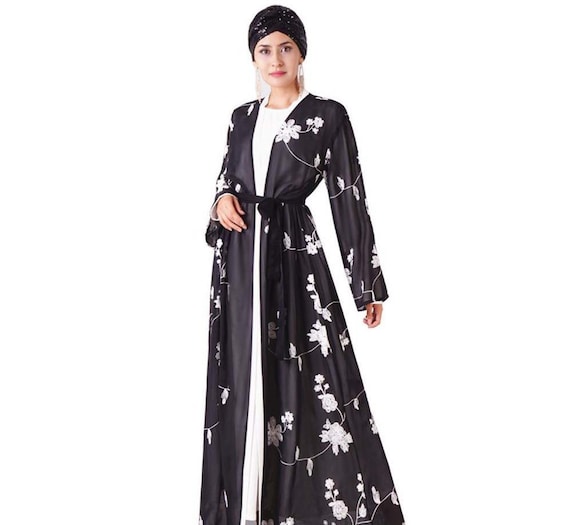 OPEN ABAYA DRESS | modest dress | abaya | Eid dress |