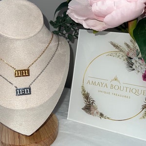 11:11 Necklace | Angel Number Necklace | 1111 Necklace | Dainty jewellery | Spiritual jewellery & gifts |