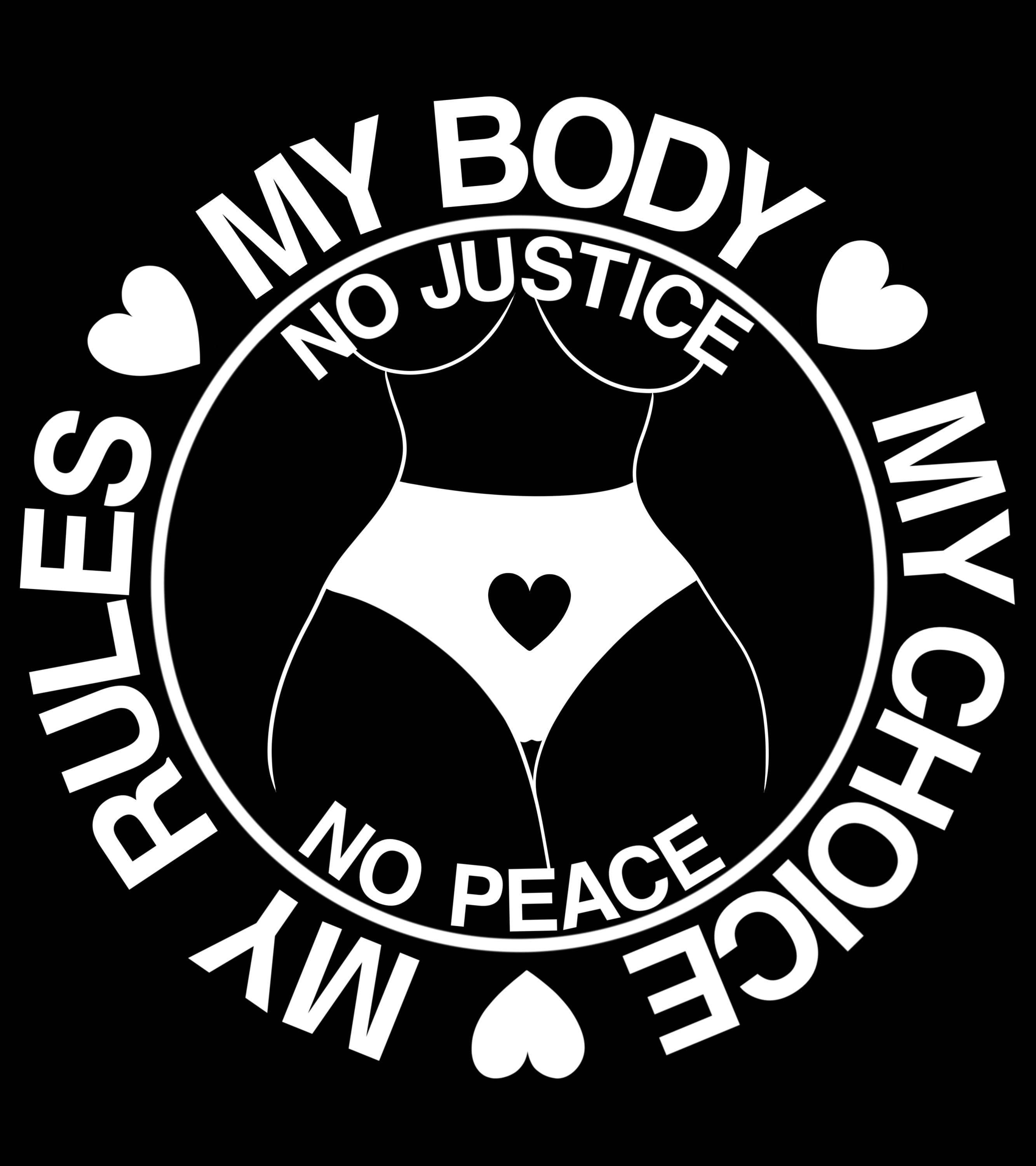 My Body My Choice Sticker, 3 In. | Wildly Enough