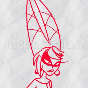 Hazbin Hotel Carmilla Carmine Decal - Etsy