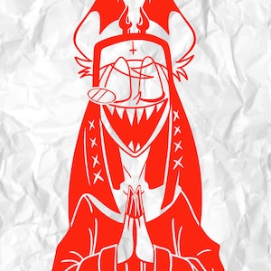 Car Vinyl Decals | Vinyl Sticker | Vinyl Transfer | Car Decal | Alastor Hazbin Hotel Decal