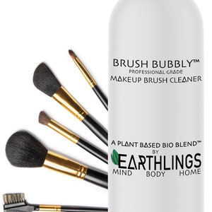 Makeup Brush Cleaner- Vegan, Alcohol-Free, Organic Plant Based Bio Blend™ Clean Makeup Brushes,Sponges,Professional Grade Cosmetic Brushes