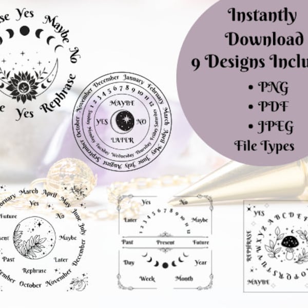 Pendulum Board Printable - Etsy