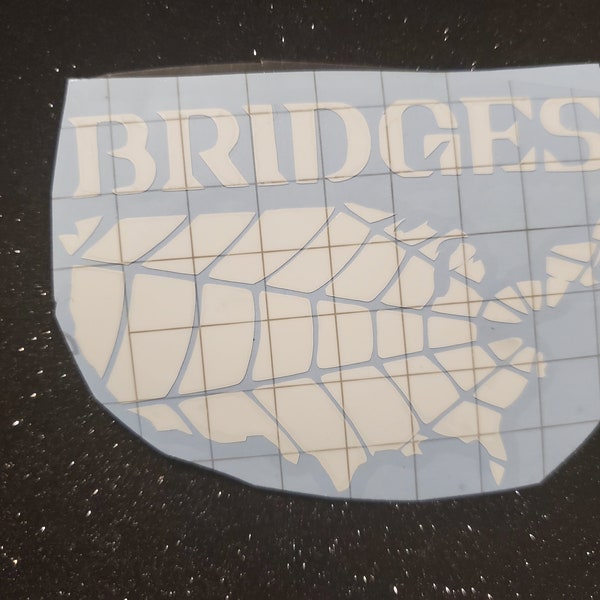 Bridges Death Stranding Decal, Water Bottle Sticker, Laptop Decal, Laptop Sticker, Bumper Sticker, Laptop Decal, Video Game Decal
