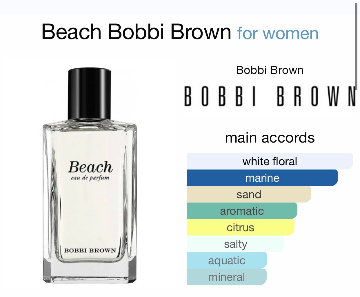 Bobbi Brown Beach Eau de Parfum