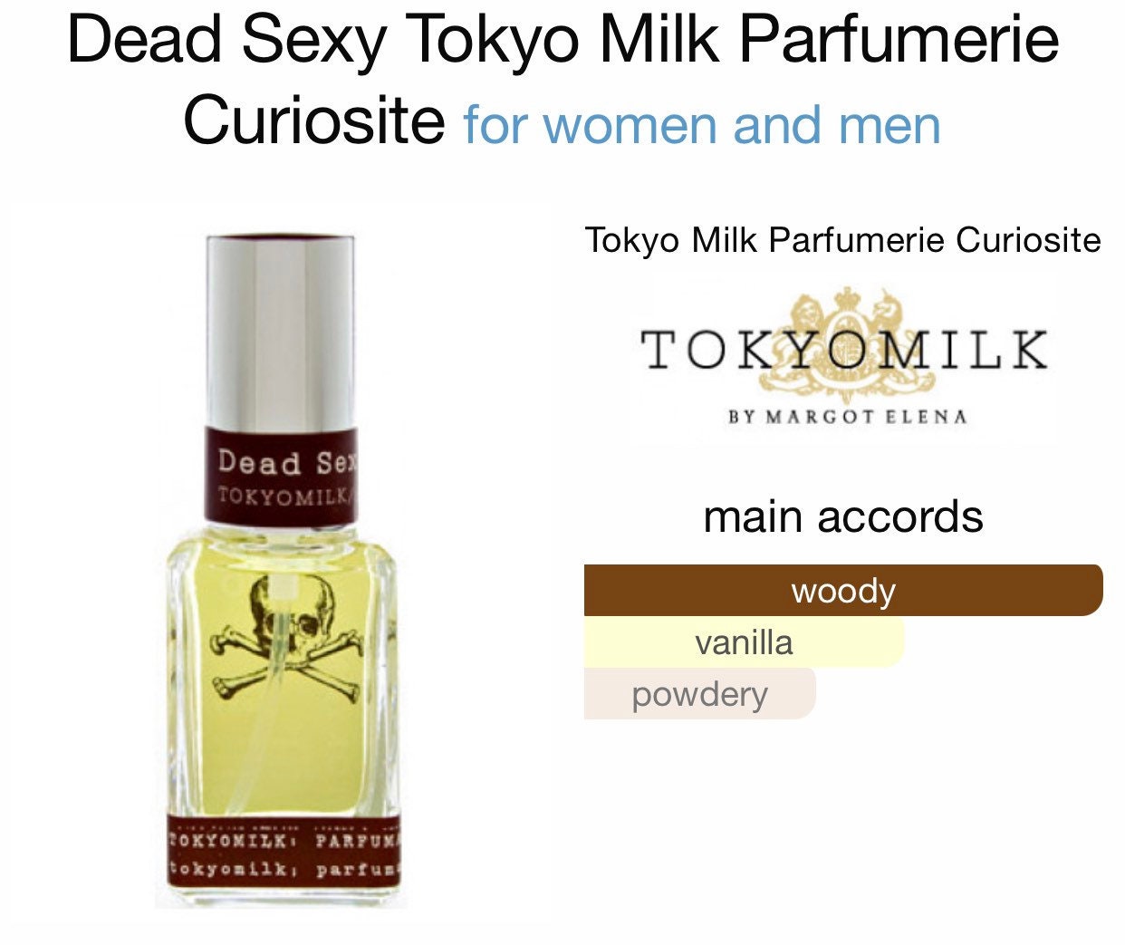 Buy Inspired by Dead Sexy Tokyo Milk Eau De Parfum Online in