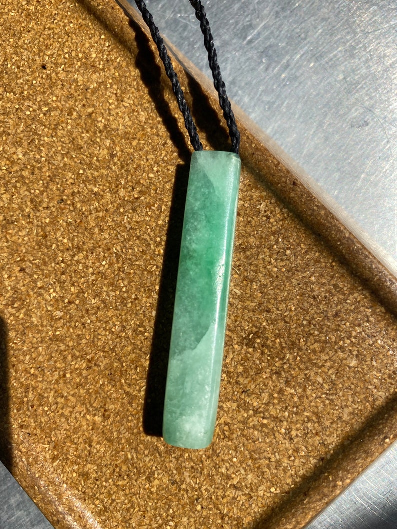Aqua Green shops pendant, jadeite, jade, Guatemalan jadeite, fei cui