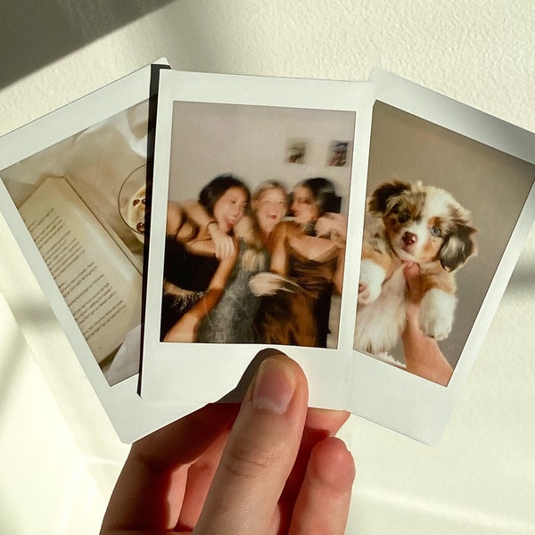 Custom Polaroid Prints | Film Instax Prints, Custom gift idea, wedding, birthday, sentimental, Vintage, Personalized Printed Photos