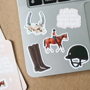 Mini Horse Stickers | gift idea horsegirl, horse, equestrian, horeses, horse gift idea, cute, cowgirl sticker, mini stickers