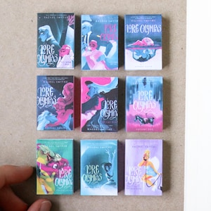 Handmade MINI Lore Olympus Books (set of 9 mini books) thriller tiny booktok girl idea reader fantasy graphic novels romance Rachel Smythe