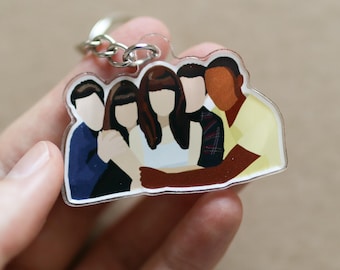 TV-Show Acryl Schlüsselanhänger | TV Geschenkidee, Accessoires, süß, Acryl Schlüsselanhänger, jess, neues Mädchen