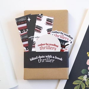Thriller Blind Date With A Book | Mystery Book Gift, New Surprise mystery gift for readers book lover reader reading bookworm suspense