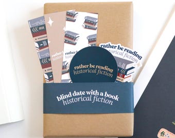 Historical Fiction Blind Date With A Book | Mystery Book Gift, New Surprise history gift for readers book lover reader reading bookworm
