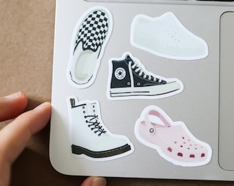 Mini pegatinas modernas para zapatos / Resistentes al agua, ideal para regalo, lámina de pegatinas, pegatinas bonitas y modernas para mini botellas de agua, zapatillas, moda