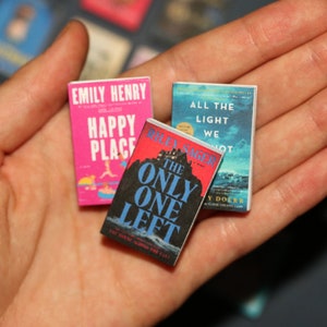 Handmade CUSTOM Handmade MINI Books | TBR jar books | Miniature, tiny books, customizable books, small novels, choose your own, tbr, booktok