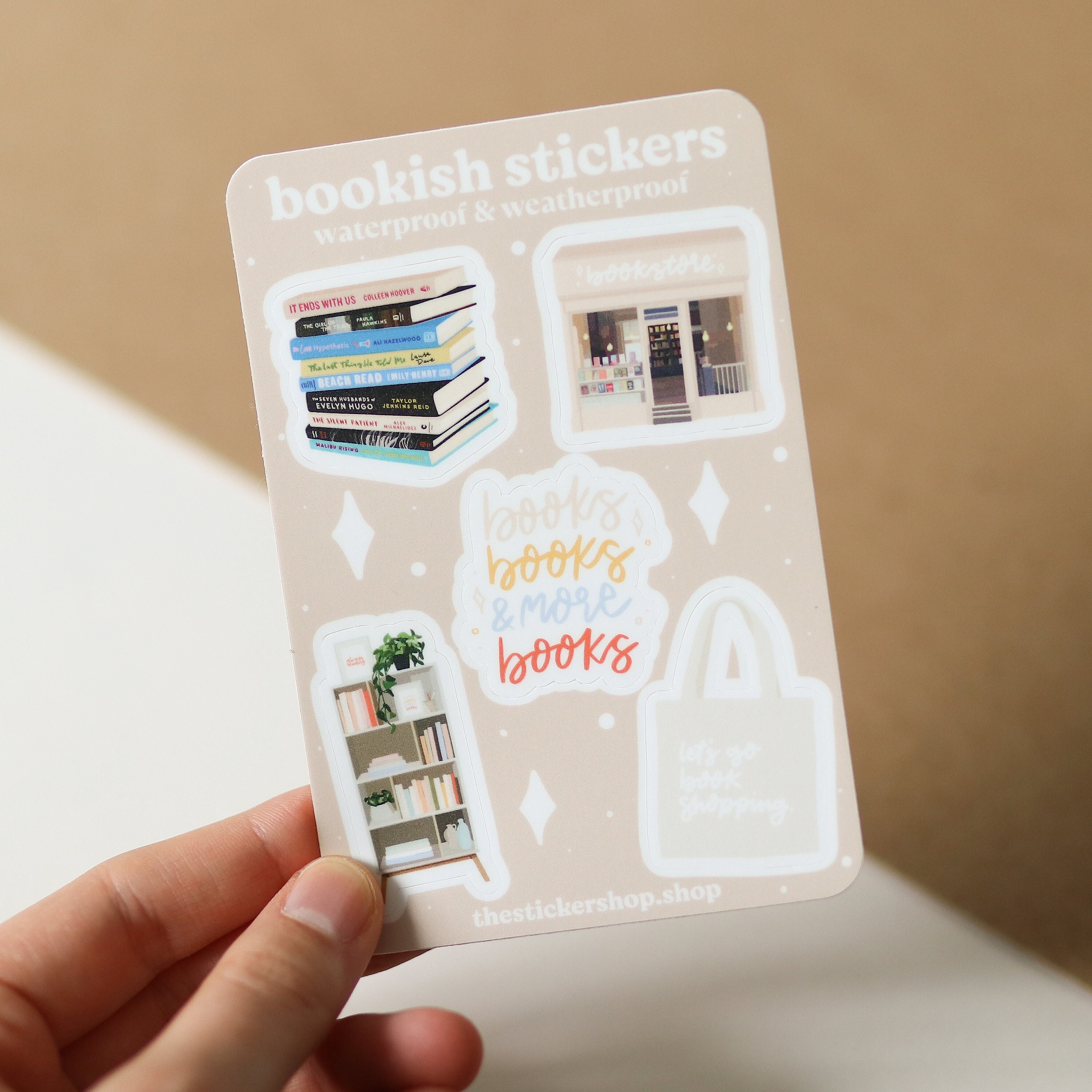 Mini Bookish Stickers | Waterproof, Gift Idea, Sticker Sheet ...