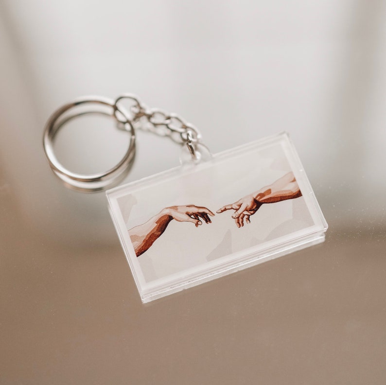 Creation of Adam Acrylic Keychain | Cute, Aesthetic, Trendy Keychain ...