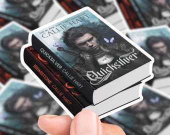 Fae & Alchemy Book Stack Sticker | decal planner waterproof stickers fantasy romance fiction Quicksilver Callie Hart fantasy romantasy