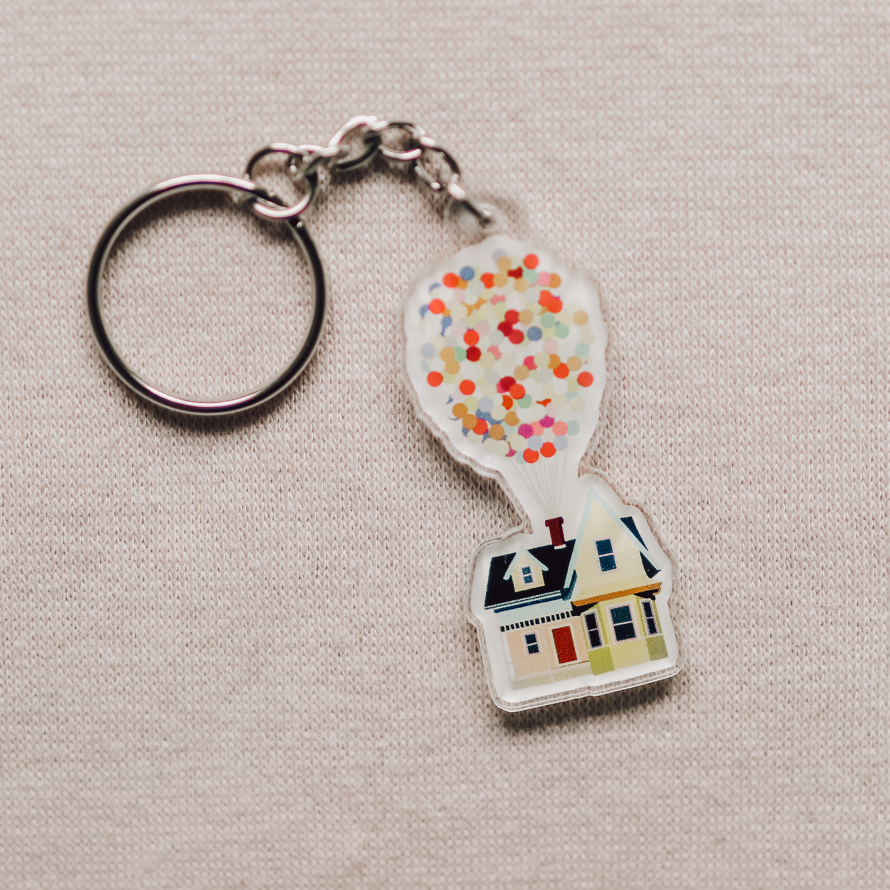 Balloons Acrylic Keychain | Accessories, Cute up House Gift, Gift Idea ...