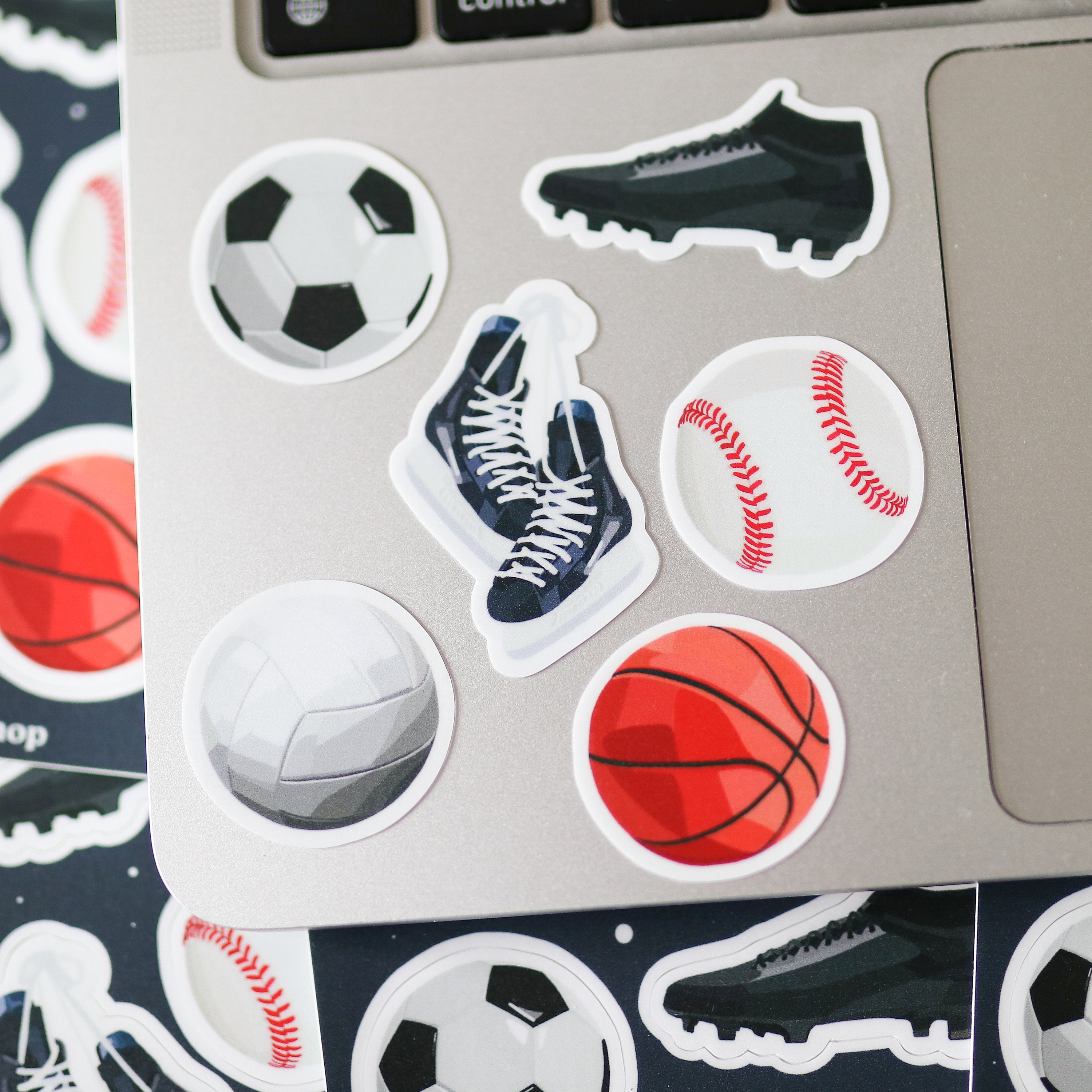 Sportive Sticker Mini Sport Stickers | Waterproof Gift Sticker Sheet, Athlete, Cute ...