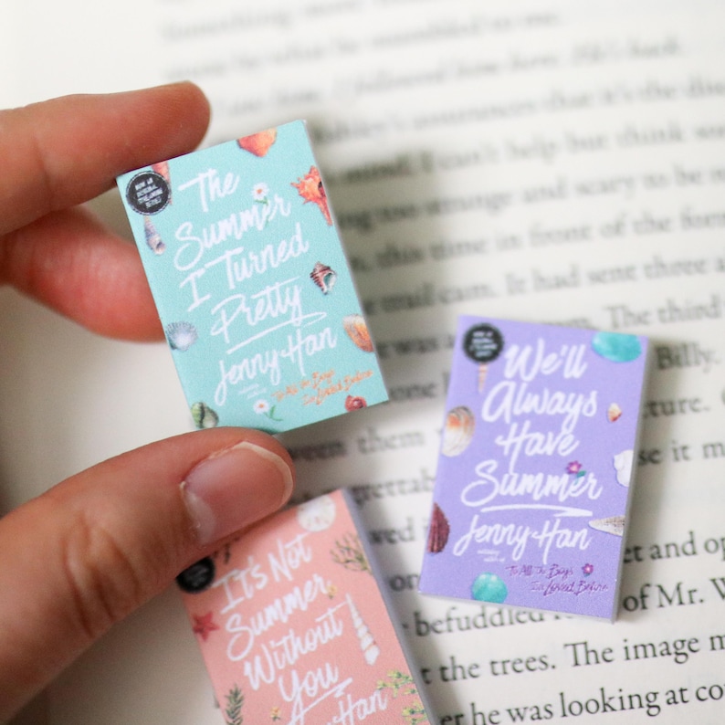 Handmade MINI Summer Series Books (set of 3 mini books) reader romance Miniature tiny books booktok The Summer I Turned Pretty Jenny Han image 1