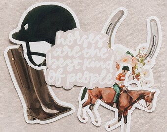 Horse Sticker Collection | gift idea horsegirl, horse, equestrian, horses, horse gift idea, cute, cowgirl sticker, stickers horse aesthetic