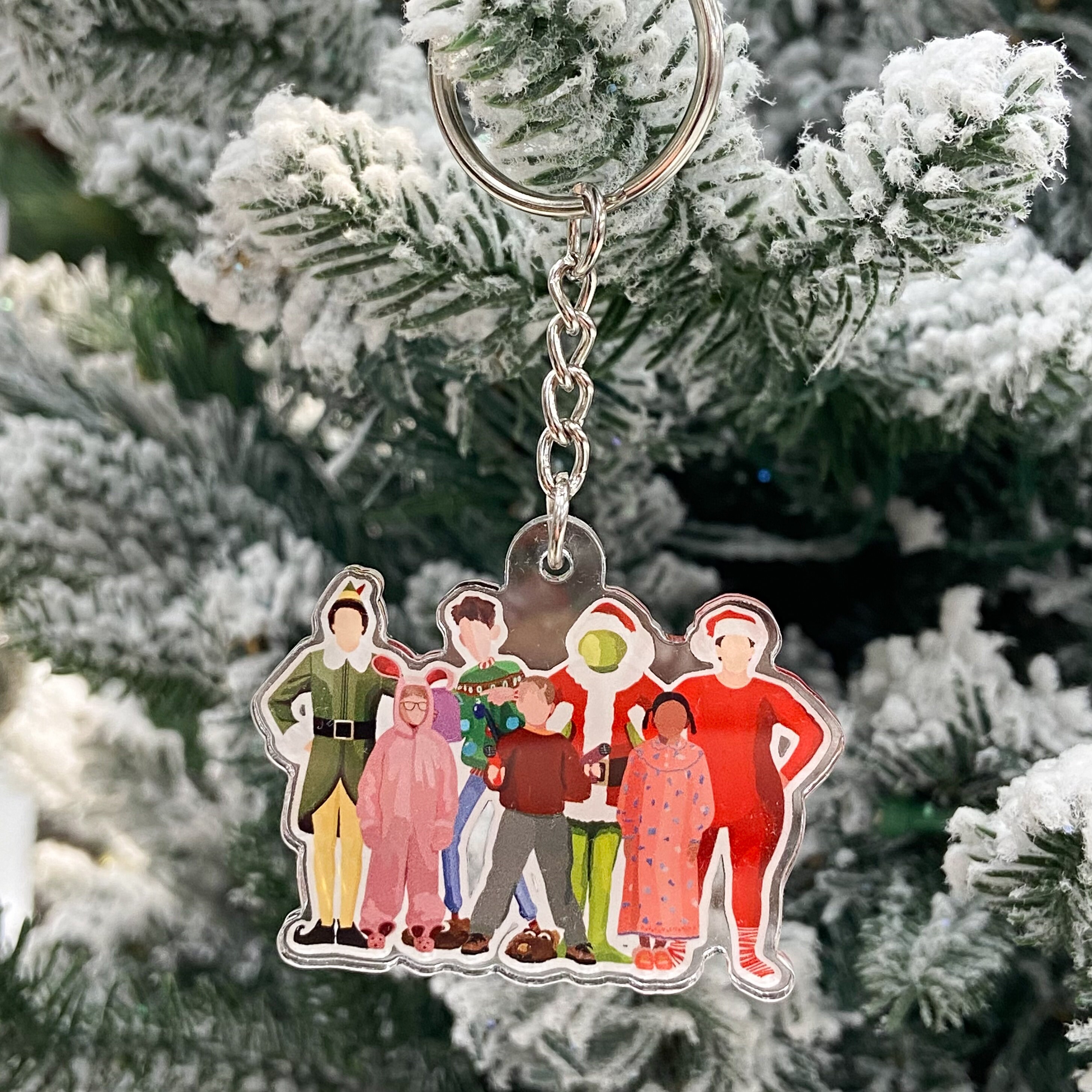 クリスマスキャラクターのアクリルキーホルダー | アクセサリー 