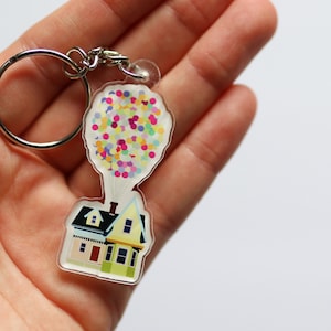 Balloons Acrylic Keychain | Accessories, Cute up house gift, Gift idea, keychain balloons, acrylic keychain, fantasy inspired keychain