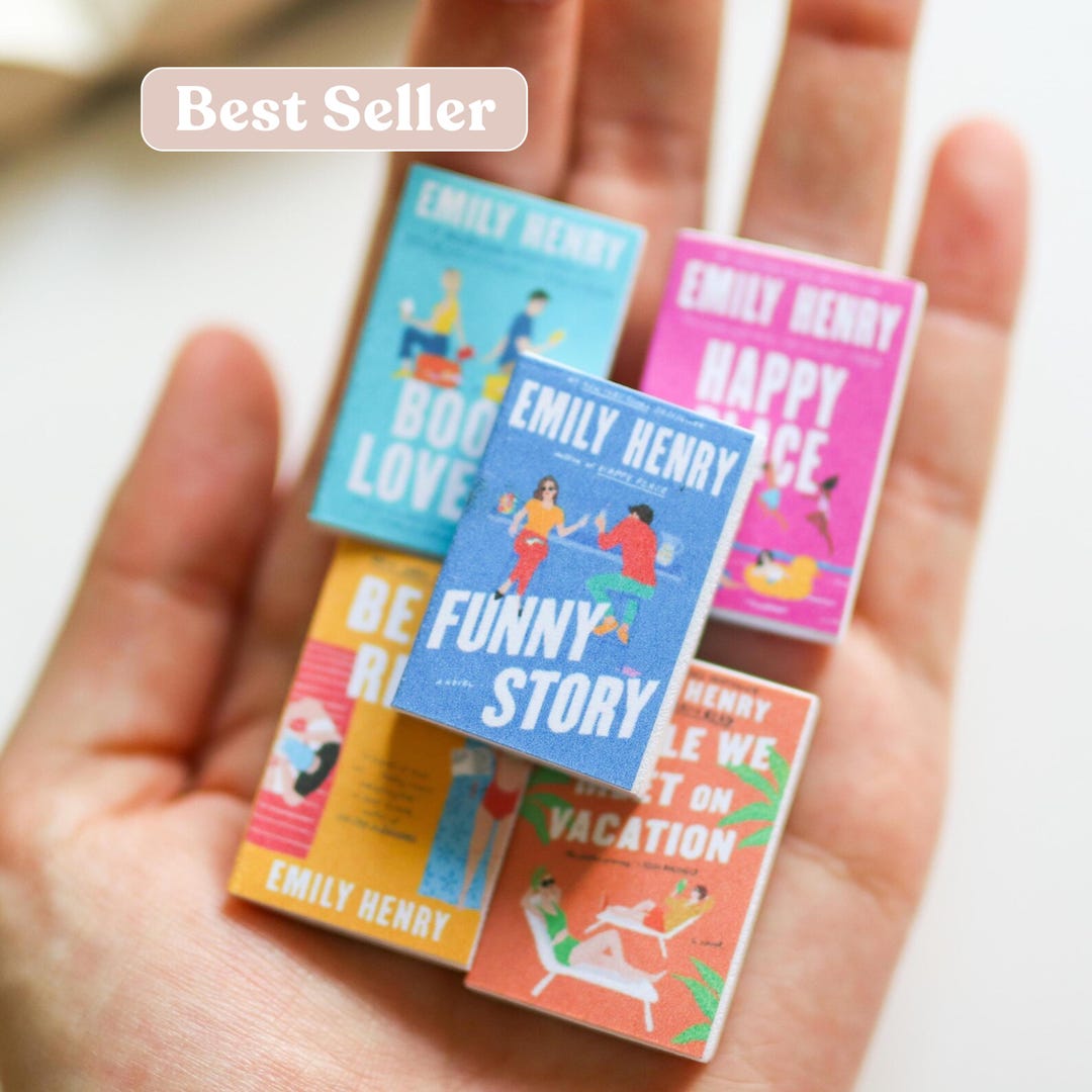 Handmade MINI Emily Henry Books (set of 5 Mini Books) Book Lover, Happy ...